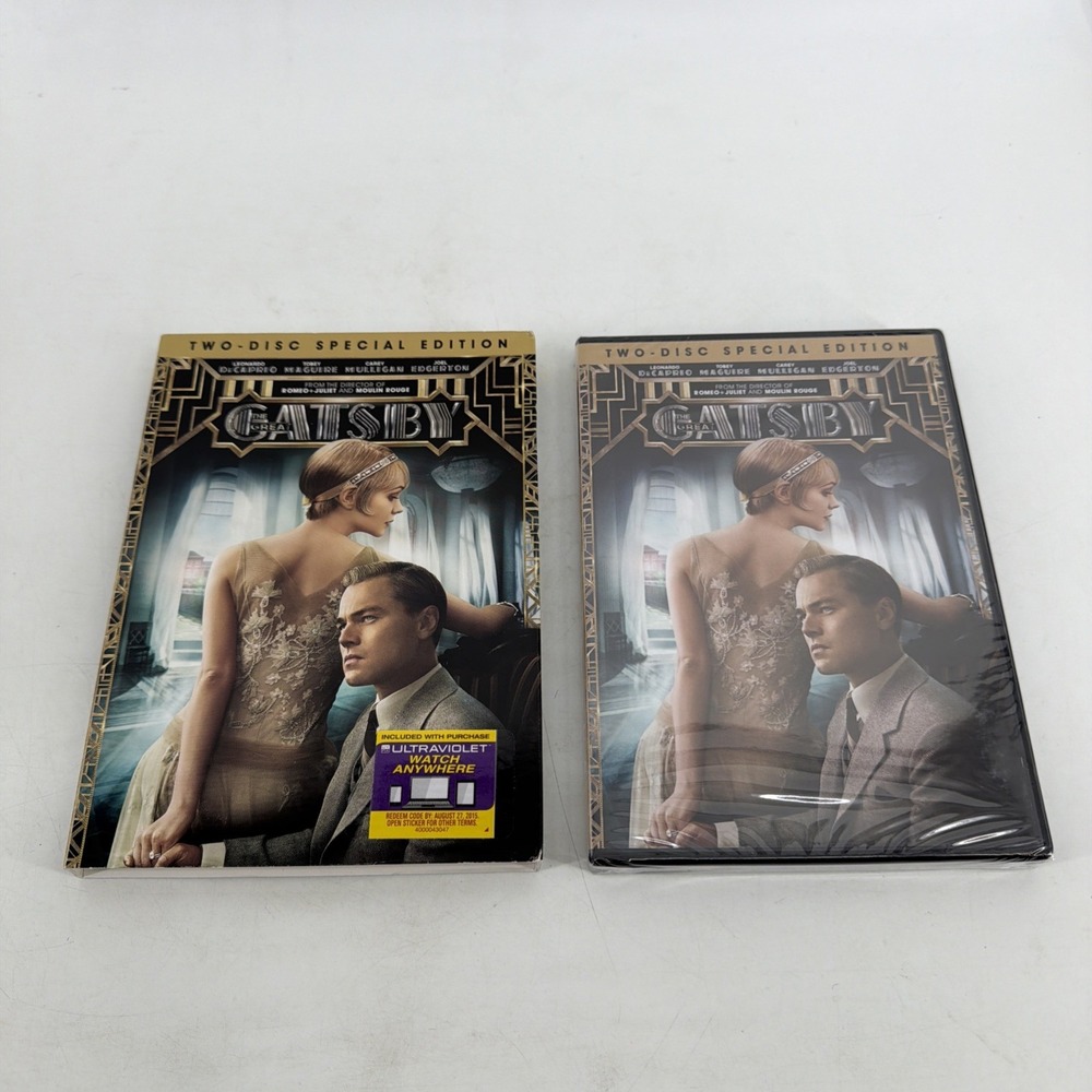 The Great Gatsby (DVD, 2013) Leonardo De Caprio Brand New Sealed